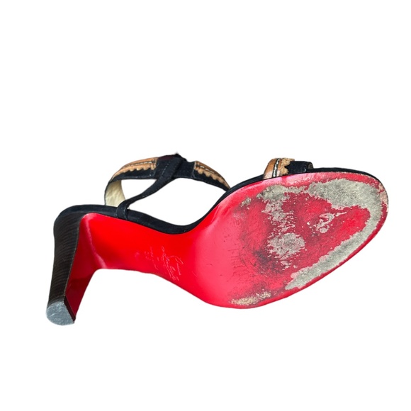 Christian Louboutin Trepi City 85mm heels RETAIL 795 - Picture 7 of 8